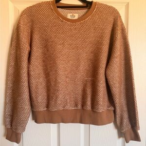 Marine Layer Cream/Tan lightweight Sweater Shirt Women’s Medium EUC